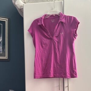 Calvin Klein Fuchsia Short Sleeve Top